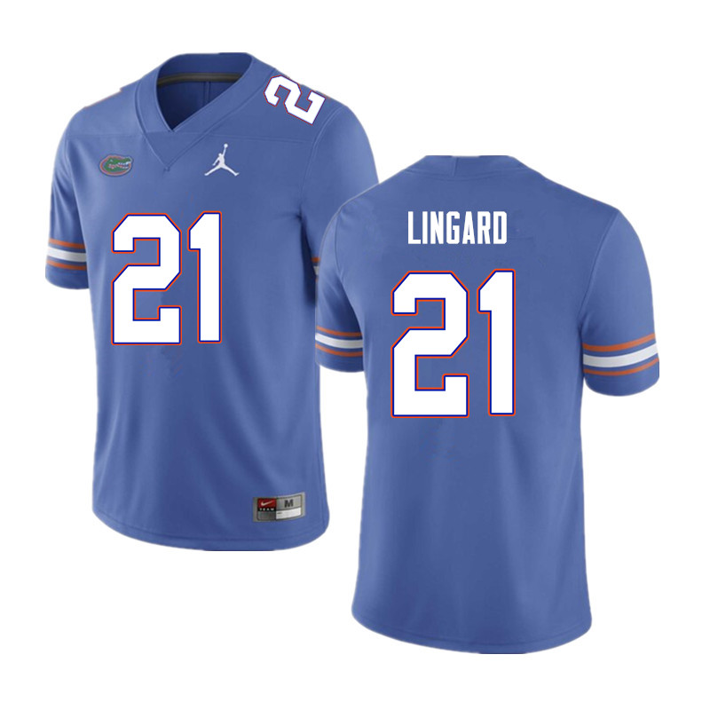 Men #21 Lorenzo Lingard Florida Gators College Football Jerseys Sale-Blue - Click Image to Close